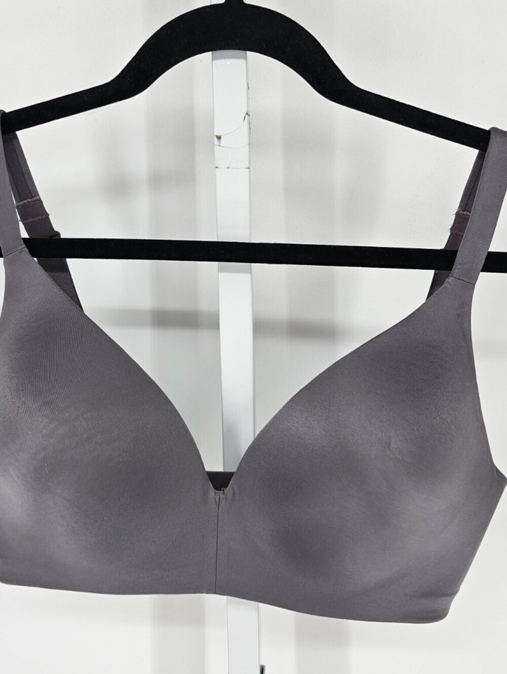 Modern Movement Womens Sz 36D Classic T Shirt Bra Dark Silver